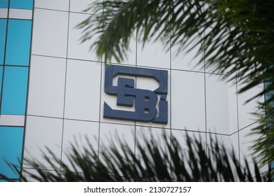 Mumbai, India - 13 February 2022, Picture Of A Logo Of SEBI - Securities Exchange Board Of India Which Is A Regulator Of Capital Markets In India.