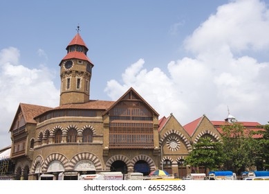 Mumbai / India 23 June 2017 Crawford Market  Or Mahatma Jyotirao Phule  Market Is Old Market Of Mumbai At  Dhobi Talao  Mumbai, Maharashtra India