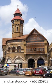 Mumbai / India 23 June 2017 Crawford Market  Or Mahatma Jyotirao Phule  Market Is Old Market Of Mumbai At  Dhobi Talao  Mumbai, Maharashtra India