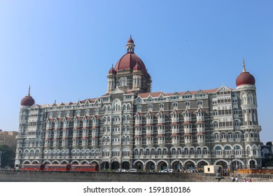 MUMBAI, INDIA - DEC 10, 2019: The Taj Mahal Palace Hotel, Is A Heritage, Five-star, Luxury Hotel Built In The Saracenic Revival Style In The Colaba Region Of Mumbai, Maharashtra, India.