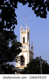 MUMBAI, INDIA - December 07, 2019. St.Thomas Cathedral, Is The Cathedral Church Of The Diocese Of Mumbai Of The Church Of North India.The Foundation Stone Of The Church Was First Laid In 1676