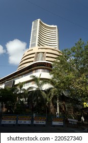 MUMBAI, INDIA MAY 23, 2008:Old Structure Of Share Market Bombay Stock Exchange Building.