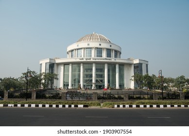 MUMBAI - INDIA - October 24, 2020: Navi Mumbai Municipal Corporation (NMMC) Headquarters At Belapur In Navi Mumbai..