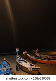 Mumbai Juhu Beach Night Boat View