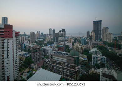 Mumbai, Maharashtra / India - 11 10 2020 Arial View Of Mumbai, City Scape