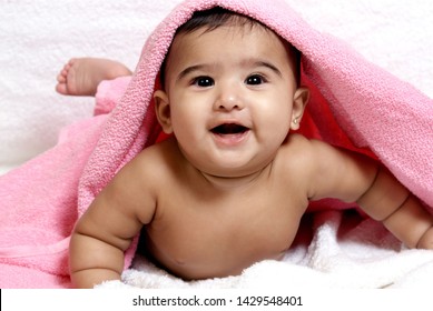 indian smiling baby boy