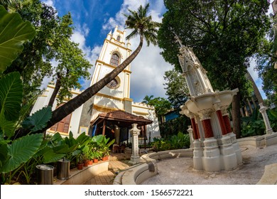 Mumbai Maharashtra India September 6 2019  St. Thomas Cathedral, Is The Cathedral Church Of The Diocese Of Mumbai Of The Church Of North India. Named In Honour Of Saint Thomas The Apostle, Located In 