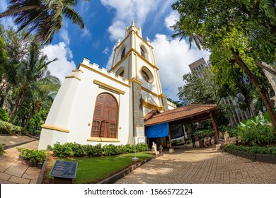 Mumbai Maharashtra India September 6 2019  St. Thomas Cathedral, Is The Cathedral Church Of The Diocese Of Mumbai Of The Church Of North India. Named In Honour Of Saint Thomas The Apostle, Located In 