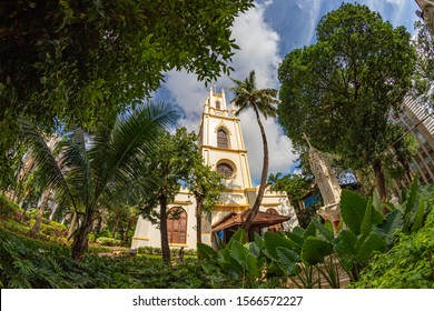 Mumbai Maharashtra India September 6 2019  St. Thomas Cathedral, Is The Cathedral Church Of The Diocese Of Mumbai Of The Church Of North India. Named In Honour Of Saint Thomas The Apostle, Located In 