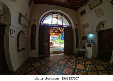 Mumbai Maharashtra India September 6 2019  St. Thomas Cathedral Interior Is The Cathedral Church Of The Diocese Of Mumbai Of The Church Of North India. Named In Honour Of Saint Thomas The Apostle, Loc