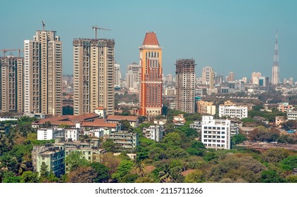 Mumbai18 March2008 Aerial View Parel Suburb Stock Photo 2115711266 ...