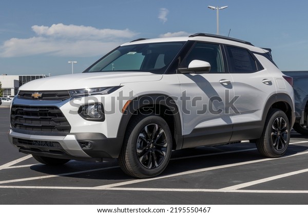 Muncie - Circa August 2022: Chevrolet Trailblazer\
display at a dealership. Chevy offers the Trailblazer in LS, LT, RS\
and ACTIV models.
