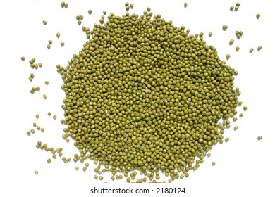 Mung Beans On White Background Good Stock Photo 2180124 | Shutterstock