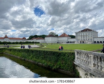 Munich, Bavaria / Germany - July 20 2020: Scene At Nymphenburg Castle In Munich, Bavaria During The Times Of The Covid 19 Pandemic In Summer With Less People Due To Travel Ban