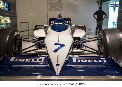 MUNICH, GERMANY - 24 SEPTEMBER 2013: Legendary Brabham BT52 Formula One Race Car 1983 Displayed On Exhibition At BMW Museum In Munich, Germany