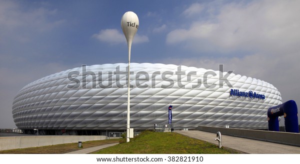 Munich Germany April 21 2010 Allianz Stock Photo Edit Now 382821910