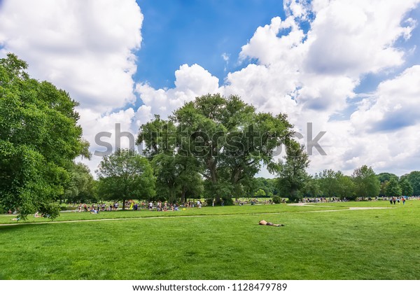 Munich Germany June 09 2018 People Stock Photo Edit Now 1128479789