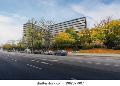 Munich, Germany - Nov 03, 2019: European Patent Office (EPO) headquarters - Munich, Germany