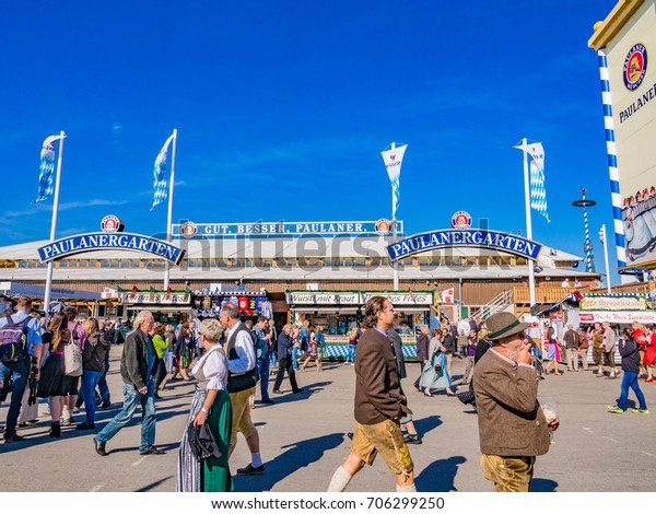 Munich Germany Oct 2 Street View Royalty Free Stock Image