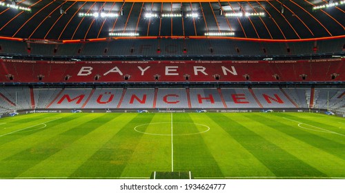 Munich, Germany - September 2020: Allianz Arena, Bayern FC Home Stadium 