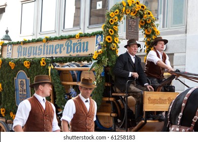 MUNICH - SEPTEMBER 19: Opening of Oktoberfest September 19, 2010 in Munich, Germany