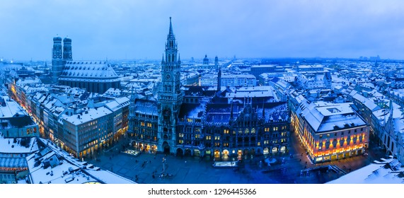 Munich. Winter Night