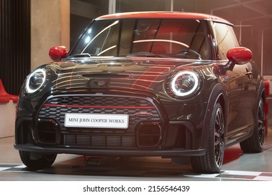 Munich,Germany-April 2022:Mini John Cooper Works