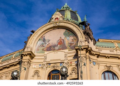 Municipal House In Prague, Czech Republic