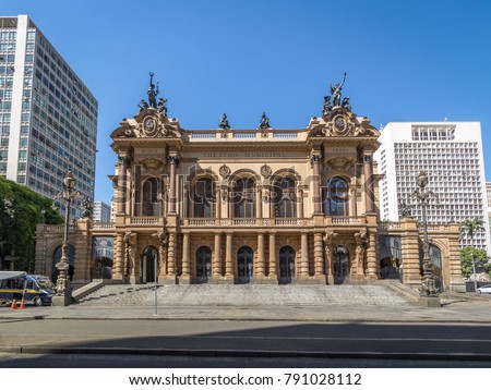 Municipal Theater of Sao Paulo - Sao Paulo, Brazil