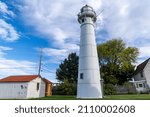 Munising Front Range Lighthouse on Lake Superior on the Upper Peninsula of Michigan