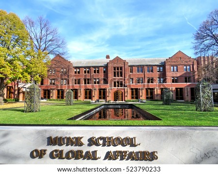 The Munk School in the University of Toronto in Toronto, Canada, November 18, 2016