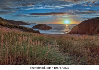 Murder Hole Beach Fantastic Sandy Beach At Sunset Donegal Ireland