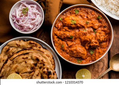 Murgh Makhani Butter Chicken Tikka Masala Stock Photo 1210314370 ...