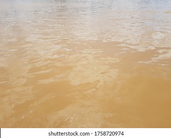 the murky water of the great Kalimantan river - Shutterstock ID 1758720974