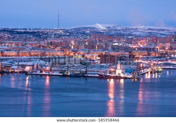 Murmansk Russia February 2017 City Murmansk Stock Photo (Edit Now ...