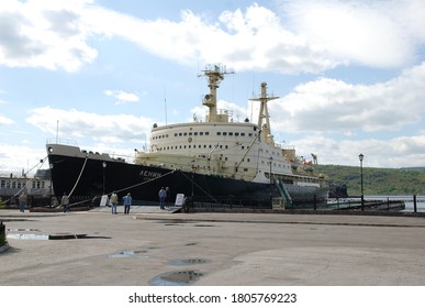 Murmansk / Russia - June 26 2020: World First Nuclear Powered Icebreaker «Lenin»