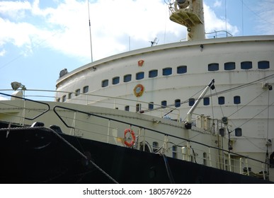 Murmansk / Russia - June 26 2020: World First Nuclear Powered Icebreaker «Lenin»