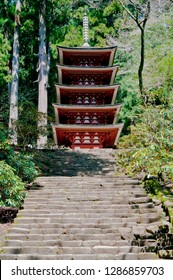 Muro-ji Temple Is A Temple Of The Mt. Shingon Buddhism Muro-ji Temple Group Omoto In Uda-shi, Nara.