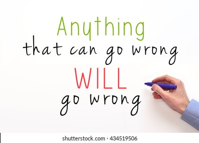 Anything That Can Go Wrong Will Images Stock Photos Vectors Shutterstock