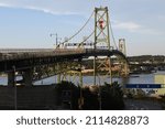 Murray MacKay bridge linking Halifax and Dartmouth, Nova Scotia