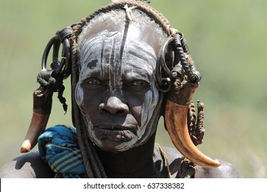 Mursi Women In The Omo Valley Of Ethiopia