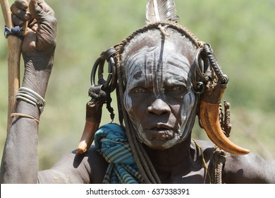 Mursi Women In The Omo Valley Of Ethiopia