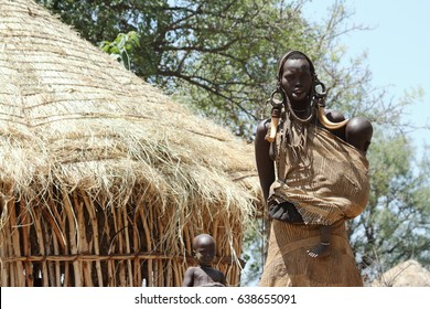 Mursi Women In The Omo Valley Of Ethiopia