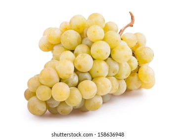 Muscat Grape On White Background