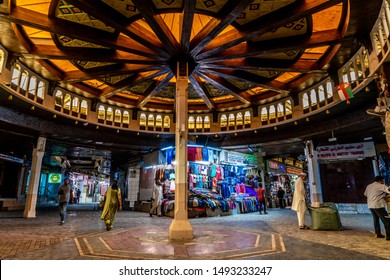 Muscat, Oman - August 28, 2019: beautiful dome of Mutrah souq, market center in Muscat, Oman. A destination of tourist.
