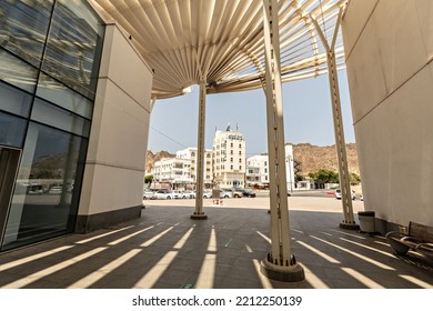 MUSCAT, OMAN - September 2022: Mutrah Fish Market Building. Market Place For Selling Fresh Fish In Muscat, Oman