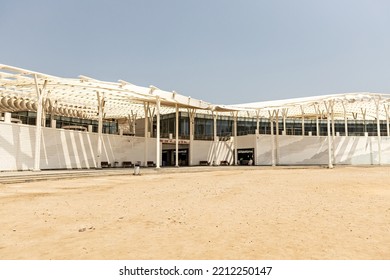 MUSCAT, OMAN - September 2022: Mutrah Fish Market Building. Market Place For Selling Fresh Fish In Muscat, Oman