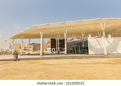 MUSCAT, OMAN - September 2022: Mutrah Fish Market Building. Market Place For Selling Fresh Fish In Muscat, Oman