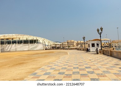 MUSCAT, OMAN - September 2022: Mutrah Fish Market Building. Market Place For Selling Fresh Fish In Muscat, Oman