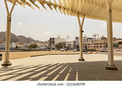 MUSCAT, OMAN - September 2022: Mutrah Fish Market Building. Market Place For Selling Fresh Fish In Muscat, Oman